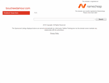 Tablet Screenshot of boucheedamour.com